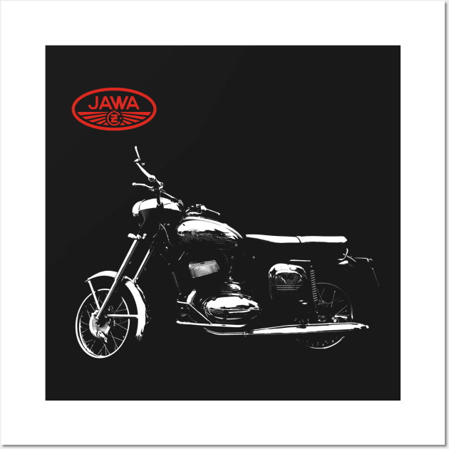 jawa 350 - 1957 Wall Art by hottehue